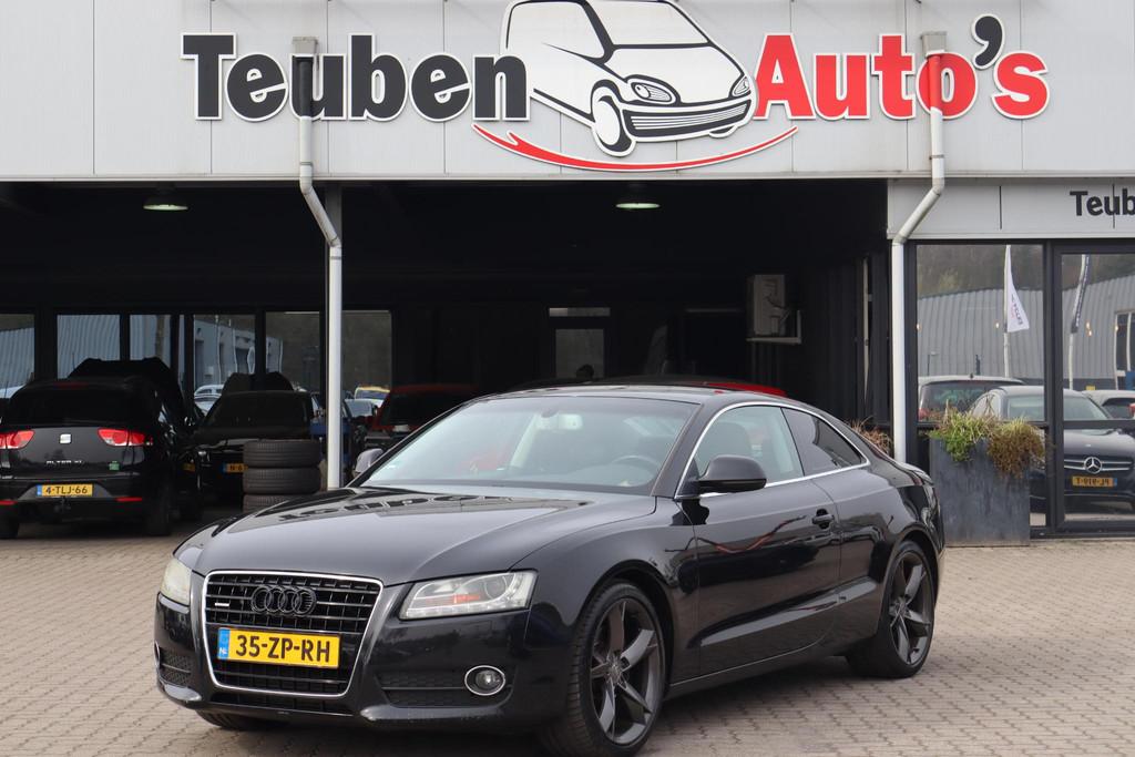 Audi A5 Coupé 3.0 TDI quattro Pro Line Navigatie, Lederen i, Auto's, Audi, Euro 5, Gebruikt, Zwart, 4 stoelen