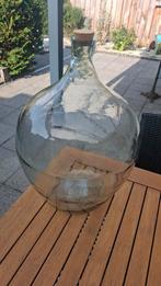 Grote glazen fles met stop, Ophalen, Zo goed als nieuw