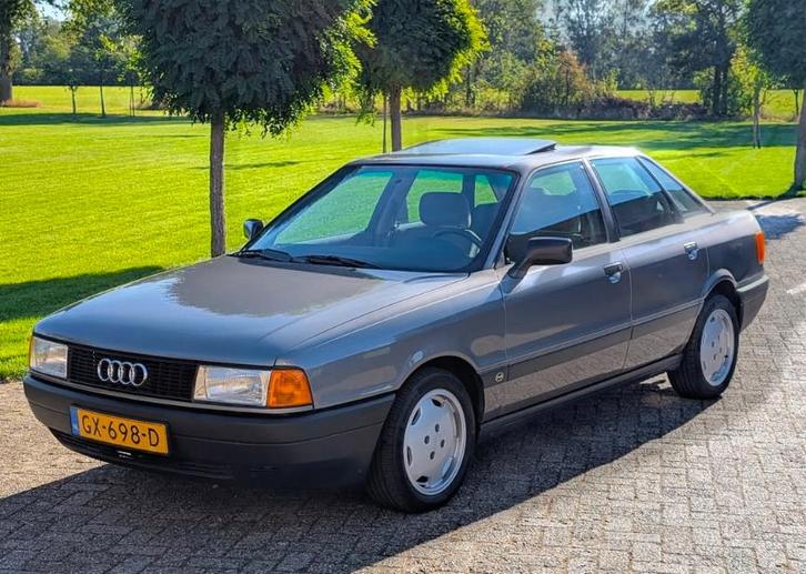 Audi 80 B3 1.8 S 1987 5-bak (belastingvrij), Auto's, Audi, Particulier, Benzine, Sedan, Handgeschakeld, Geïmporteerd, Zilver of Grijs