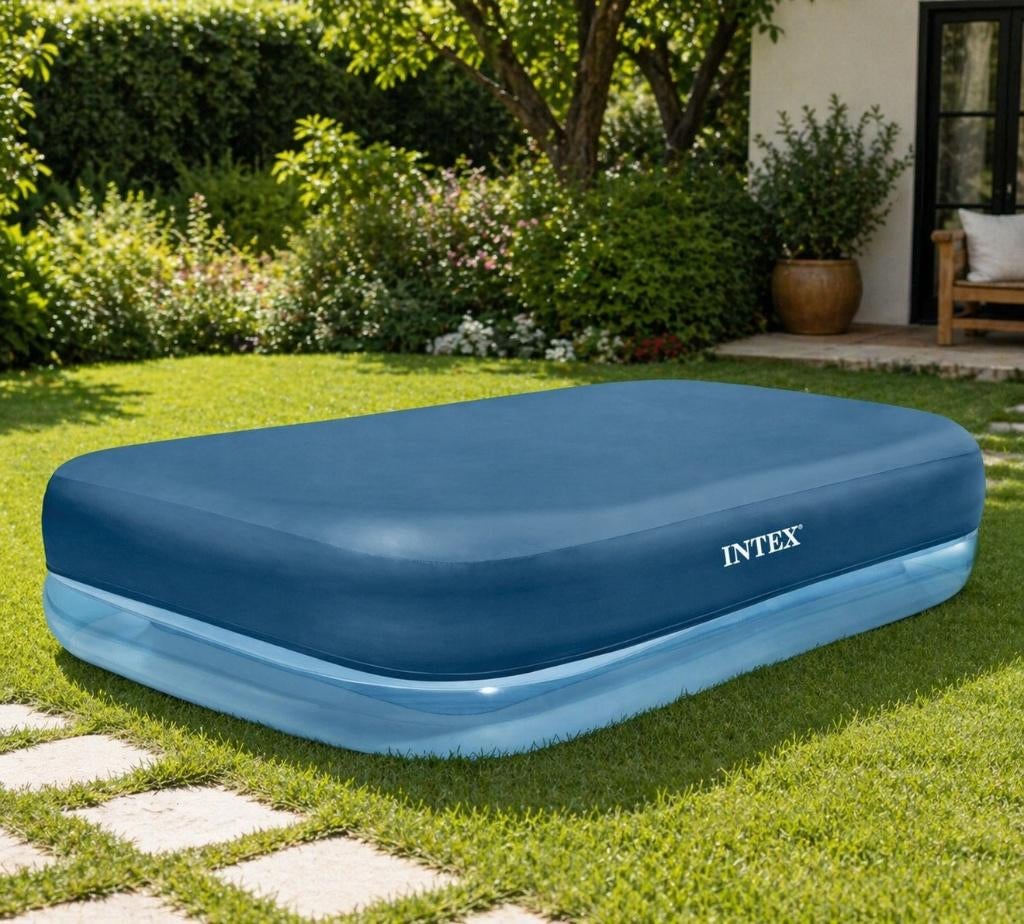 Partij blauwe Intex wet set collection zwembadhoezen, NHP International, Opblaaszwembad, 80 tot 120 cm, Ophalen of Verzenden