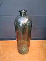 Donkergroene vaas, Ophalen, Overige kleuren, Glas, Minder dan 50 cm