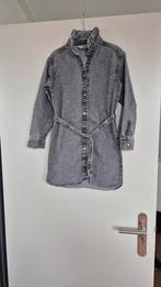 Stoere denim jurk, grijs maat 128, Meisje, H&M, Ophalen of Verzenden, Zo goed als nieuw
