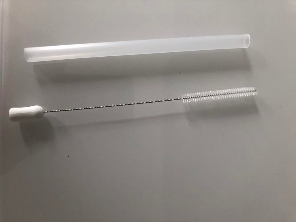 Tupperware splinternieuw rietje met borsteltje, Ophalen of Verzenden, Nieuw, Wit, Overige typen