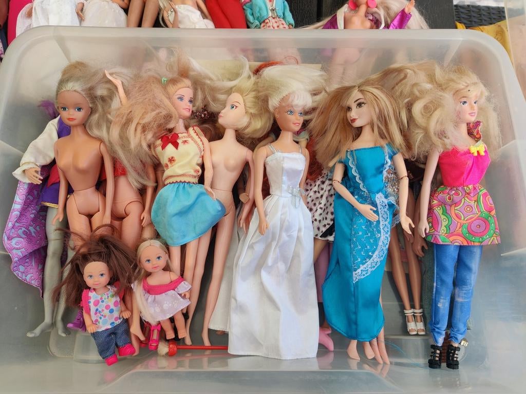 20 Barbiepoppen, Ophalen of Verzenden, Gebruikt, Barbie