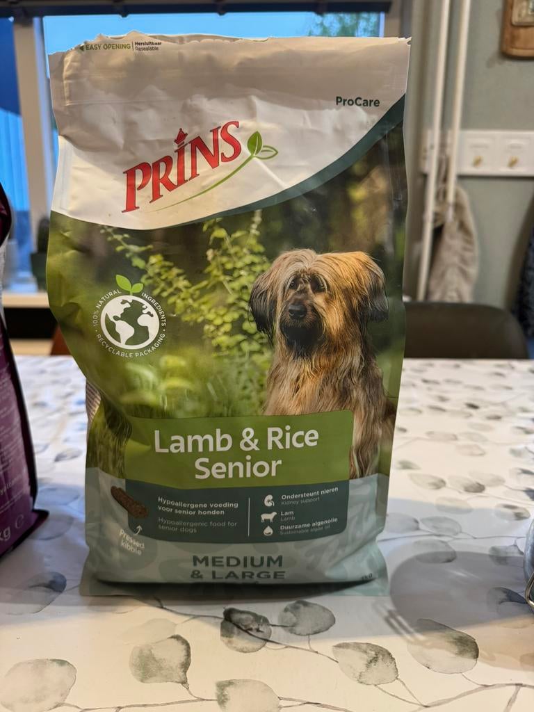 Prins hypoallergeen senior lam&rijst, Dieren en Toebehoren, Dierenvoeding, Ophalen of Verzenden, Hond