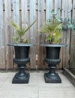 Gietijzeren tuin vaas, Ophalen, Zo goed als nieuw