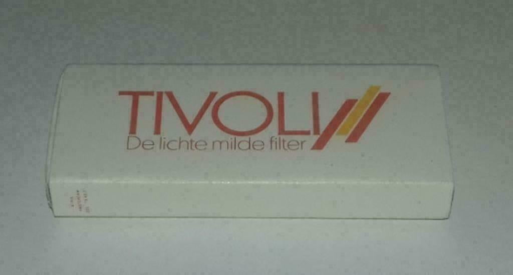 Luciferdoosje Tivoli, Ophalen of Verzenden, Zo goed als nieuw, Luciferdoosjes of -merken