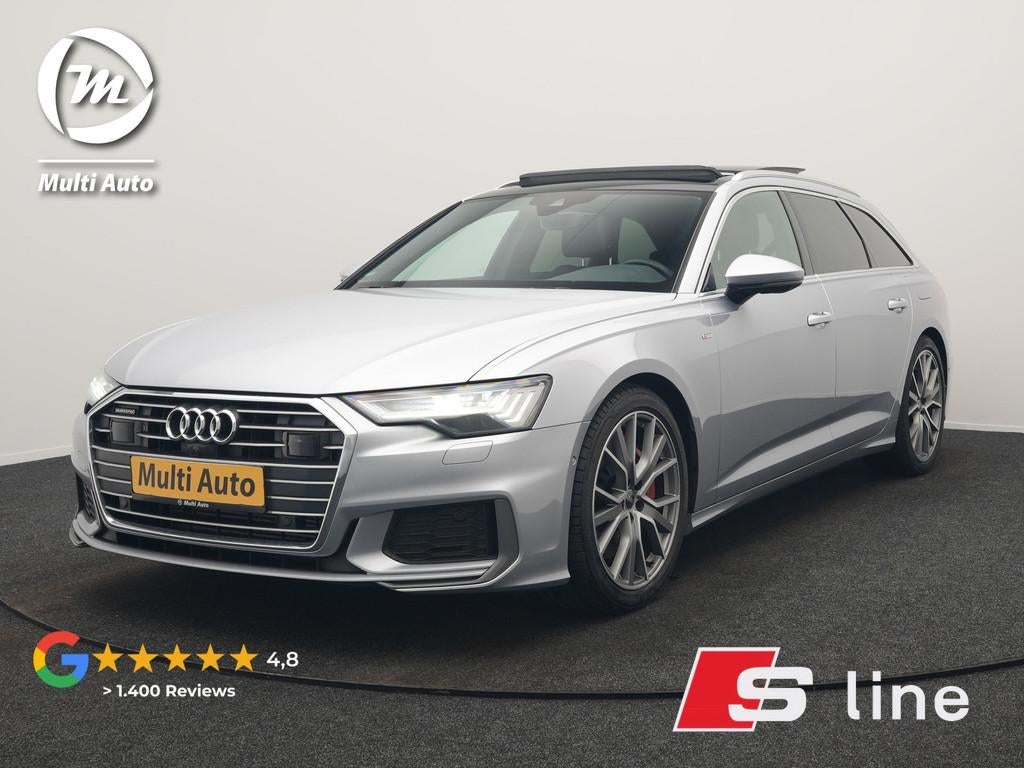 Audi A6 Avant 55 TFSI e Quattro S Competition PHEV 367pk Dea, Automaat, Gebruikt, Zwart, 4 cilinders