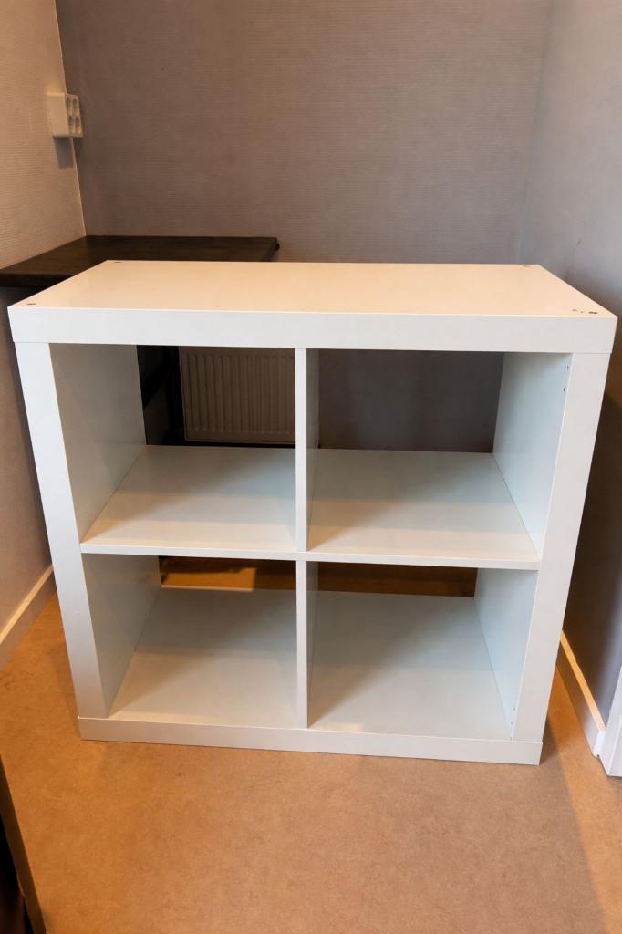 2 Ikea Kalax kasten, 2x2 & 4x4 vakken, Huis en Inrichting, Kasten | Wandmeubels, Gebruikt, 100 tot 150 cm, Minder dan 150 cm, 25 tot 50 cm