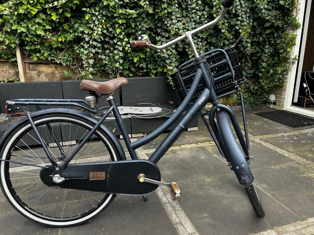 Cortina U4 26” blauw/grijs - voor onderdelen of opknapper, Fietsen en Brommers, Fietsen | Dames | Damesfietsen, Terugtraprem, Ophalen