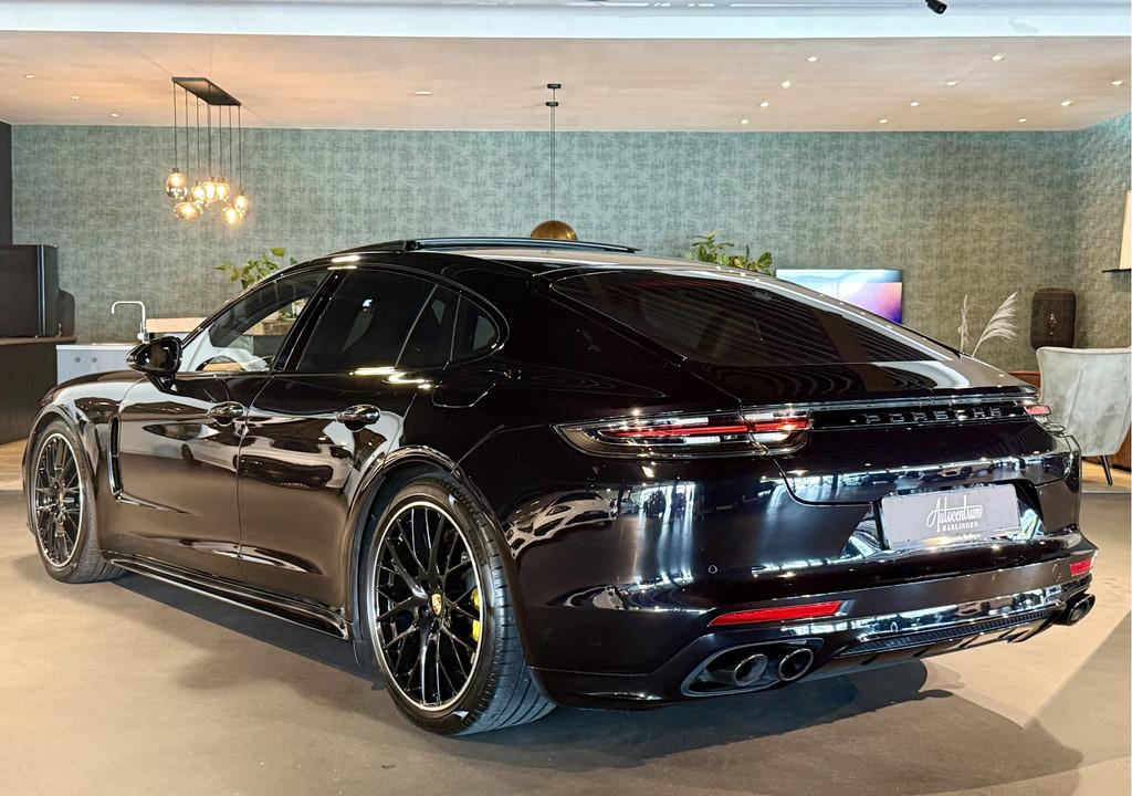 Porsche Panamera 4.0 V8 Turbo S E-Hybrid 680PK I VOL!, Auto's, Porsche, Gebruikt, 4 stoelen, Zwart, Bedrijf