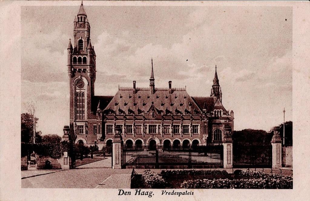 Den Haag–Vredespaleis. Gelopen Giessen 1932 (Klitzsch kaart), Verzamelen, Ansichtkaarten | Nederland, Ophalen of Verzenden, 1920 tot 1940