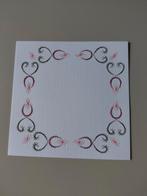 Opleg kaart - borduur  - 63, Ophalen of Verzenden, Nieuw, Overige thema's, Pons of Mal