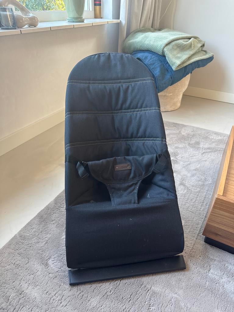 Qute baby wipper stoel - Jeans zwart, Ophalen, Zo goed als nieuw, Overige typen