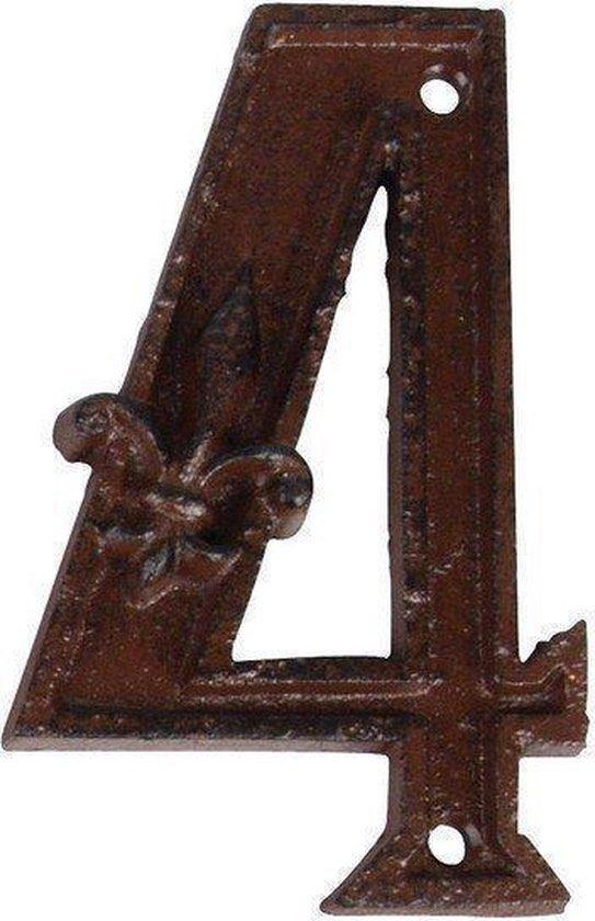 Design huisnummer 4 - GRATIS VERZENDING, Verzenden