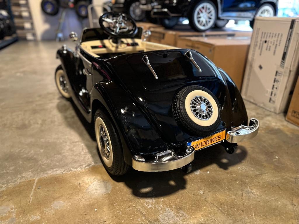 Accuvoertuigen Mercedes-Benz Typ 540K 12v metallic zwart, Bl, Ophalen of Verzenden, Nieuw