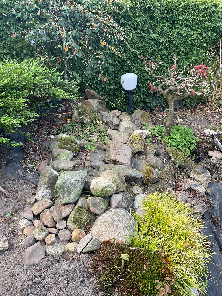 Veldkeien, Ophalen, Vijverrand