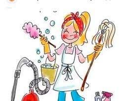 poetshulp, Schoonmaken