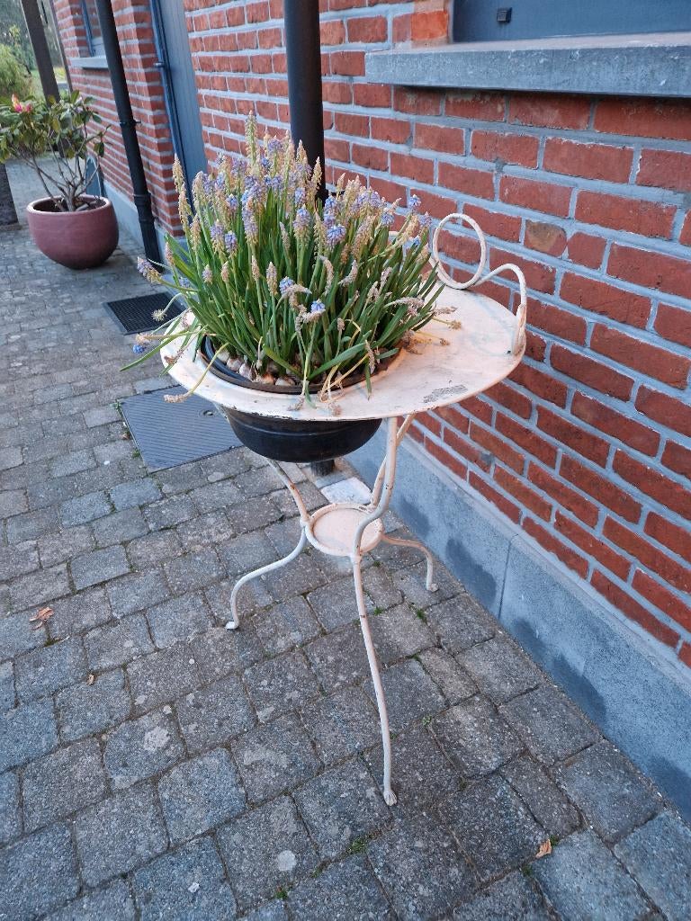 Frans Jardiniére tafeltje 19 eeuws, Antiek en Kunst, Curiosa en Brocante, Ophalen of Verzenden