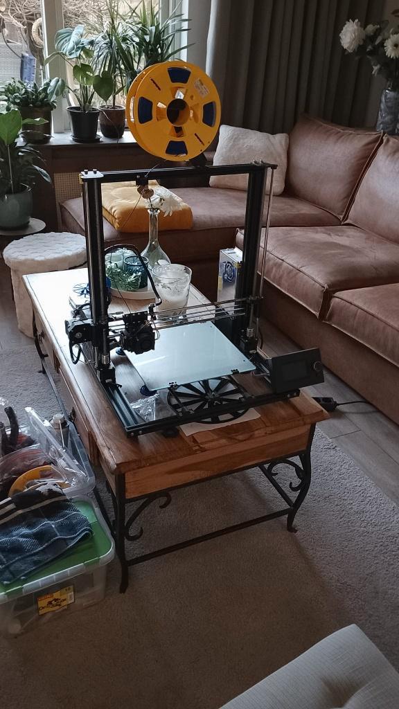 3D printer + Handleiding ideaal voor beginners, Computers en Software, 3D Printers, Zo goed als nieuw, Ophalen