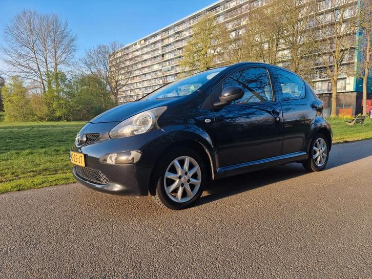 Toyota Aygo 1.0 12V Vvt-i 5DRS 2008 Zwart, Auto's, Toyota, Particulier, Aygo, ABS, Airbags, Airconditioning, Elektrische ramen