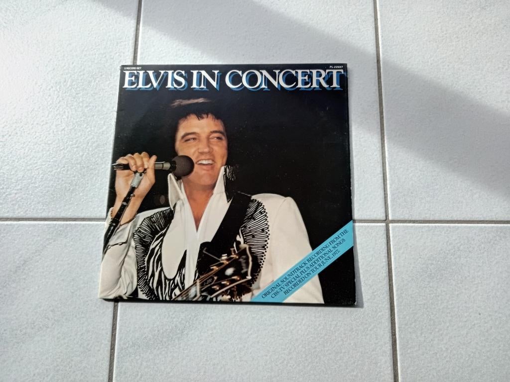 Elvis in Concert dubbel LP 1977, Ophalen of Verzenden, Gebruikt, 12 inch