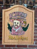 Dartbord in houten kast, Ophalen, Zo goed als nieuw, Dartbord