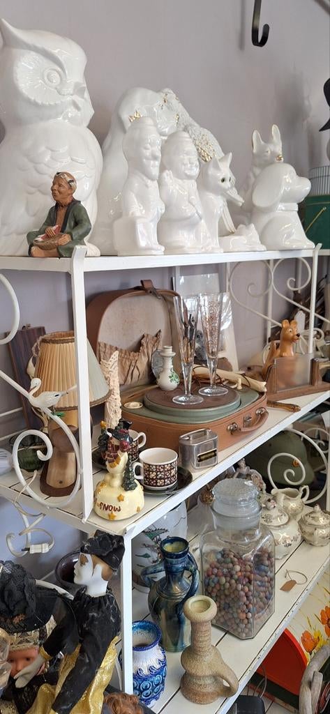 4 stevige brocante stellingkasten - alleen ophalen, Ophalen of Verzenden, Gebruikt