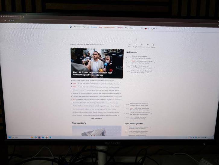 Gigabyte M32UP 4K 160Hz Gaming Monitor, Computers en Software, Monitoren, Zo goed als nieuw, 151 t/m 200 Hz, DisplayPort, HDMI