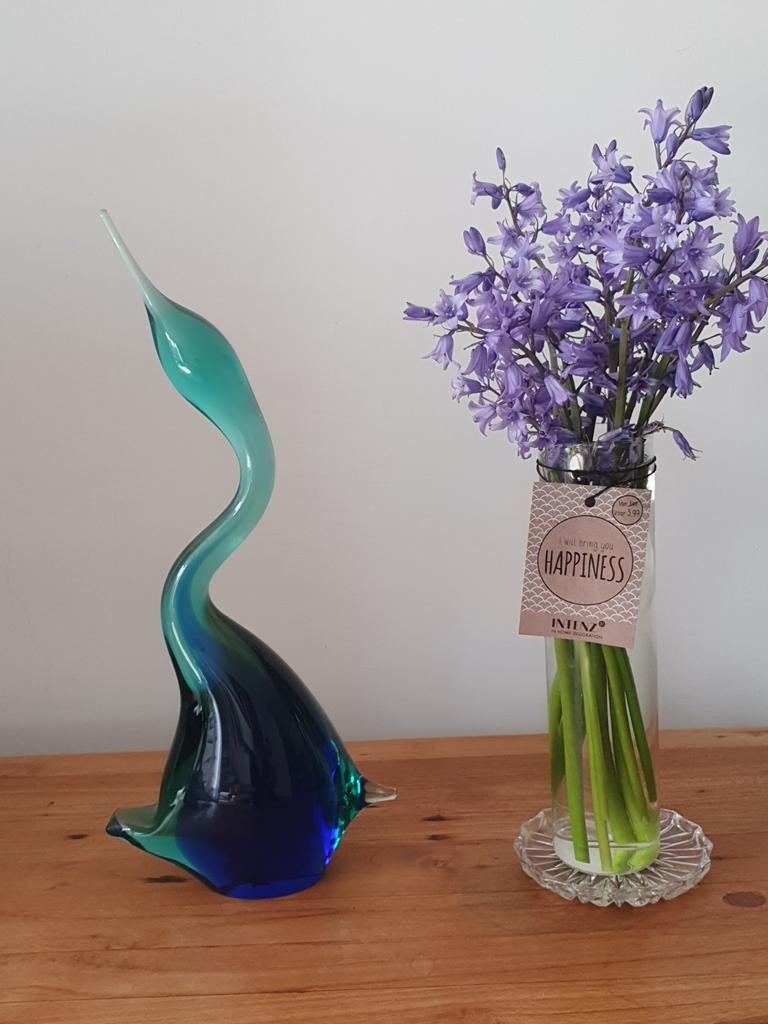 Prachtig 32 cm Design art glass Swan Volavka Czech Republiek, Ophalen of Verzenden