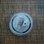 Kookaburra 1 Oz zilveren munt 2014 privy oplage 50.000, Ophalen of Verzenden, Zilver