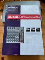 PHONIC AM 440 D mixer / mengpaneel, Muziek en Instrumenten, Mengpanelen, Ophalen of Verzenden, Nieuw, 5 tot 10 kanalen, Microfooningang
