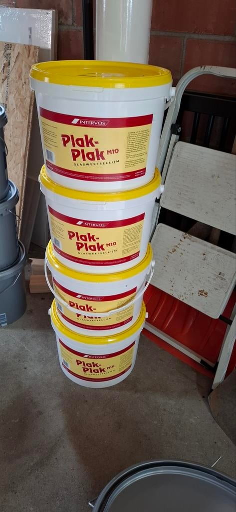 Behang-/glasweefsellijm, Ophalen, 75 m² of meer, Wit