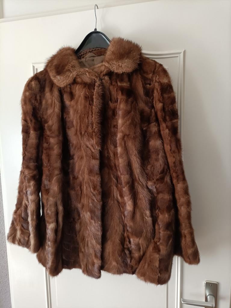 Bontjas in goede staat, Kleding | Dames, Jassen | Winter, Ophalen of Verzenden, Zo goed als nieuw, Bruin