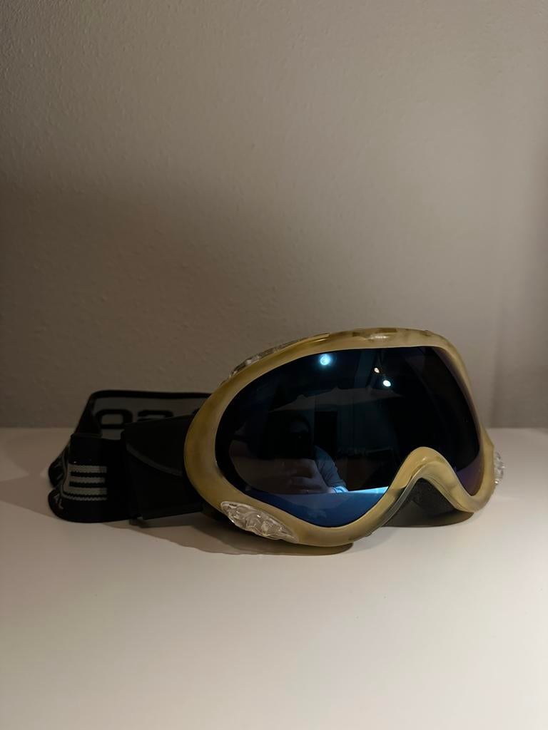 Square skibril retro, Sport en Fitness, Skiën en Langlaufen, Overige typen, Zo goed als nieuw, Minder dan 100 cm, Ophalen