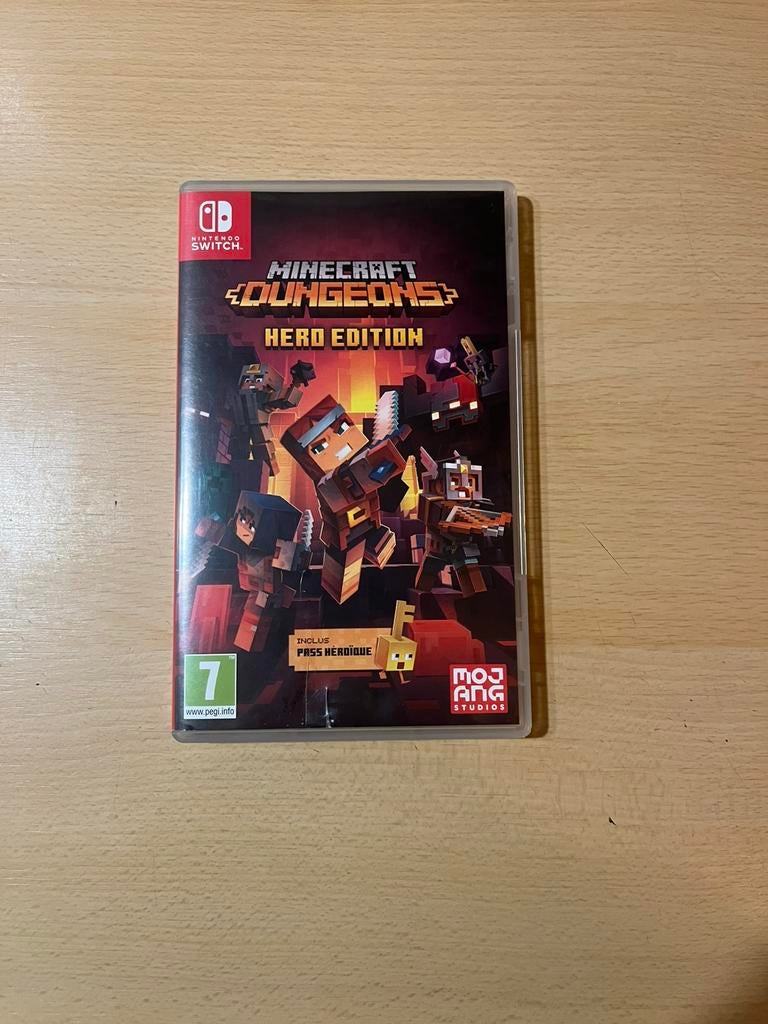 Minecraft dungeons heroes, Avontuur en Actie, Ophalen of Verzenden, Zo goed als nieuw, 3 spelers of meer