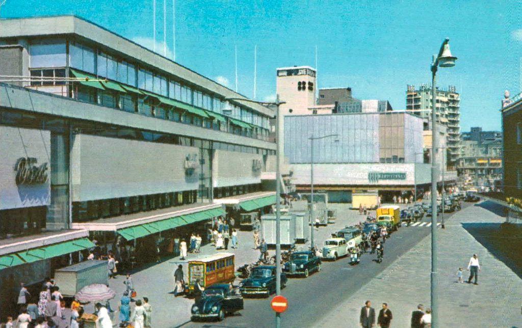 ROTTERDAM Zicht op Binnenweg. Warenhuis TER MEULEN, Verzamelen, Verzenden, 1960 tot 1980, Gelopen, Zuid-Holland