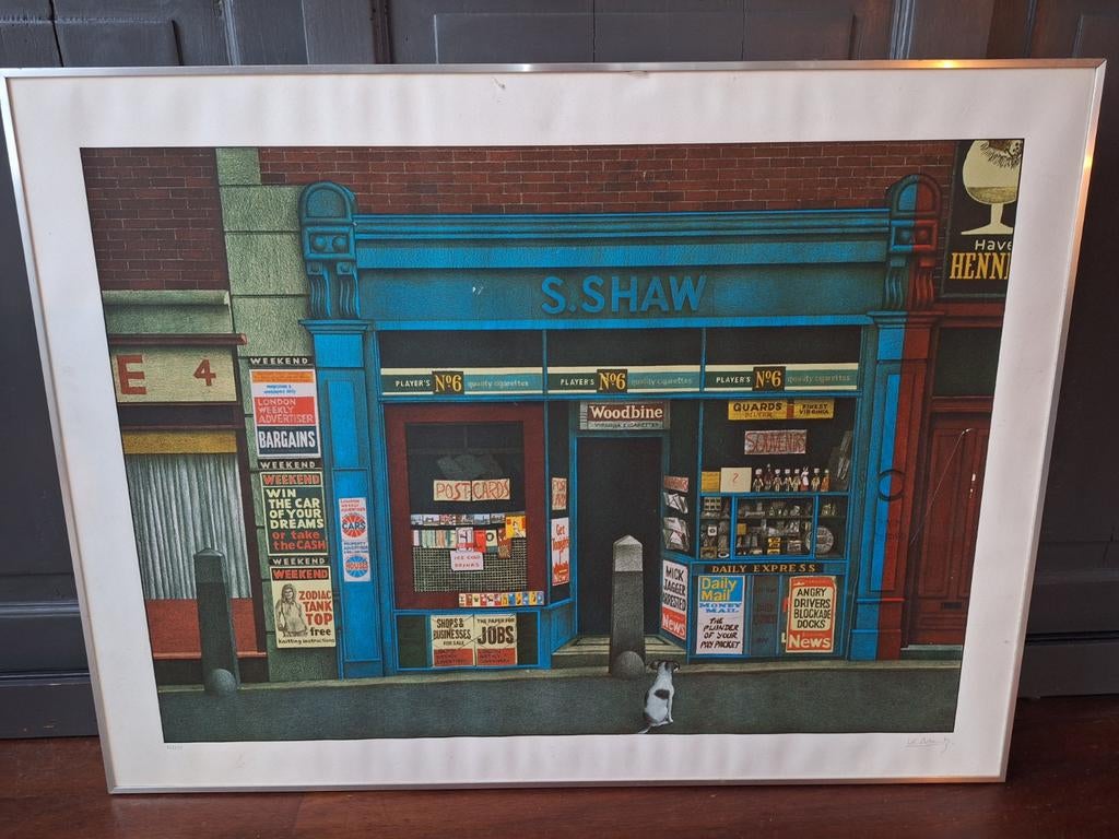 Originele genummerde litho Klaus Morits - S. Shaw, Ophalen of Verzenden