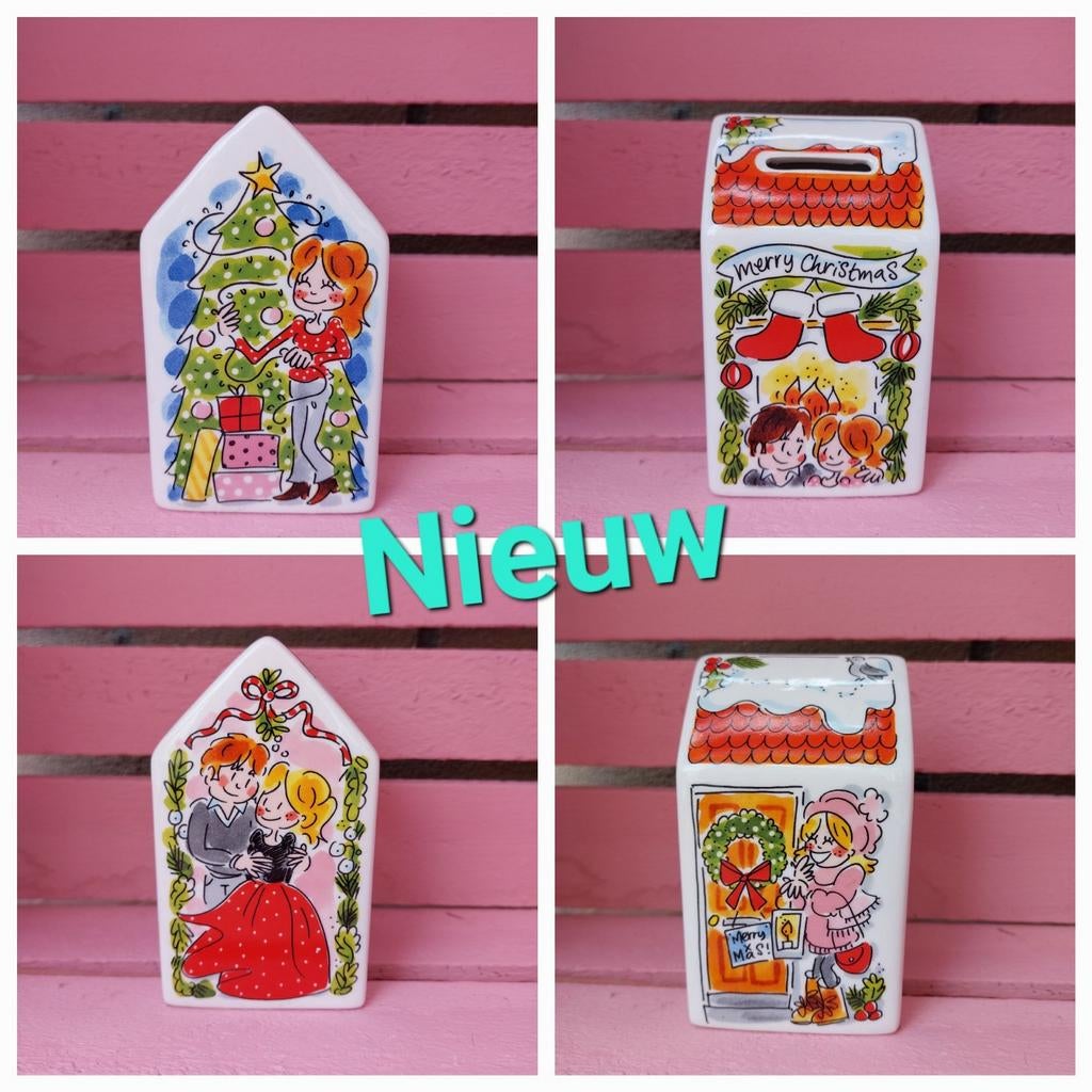 Blond Amsterdam kerst spaarhuisje, Ophalen of Verzenden, Nieuw