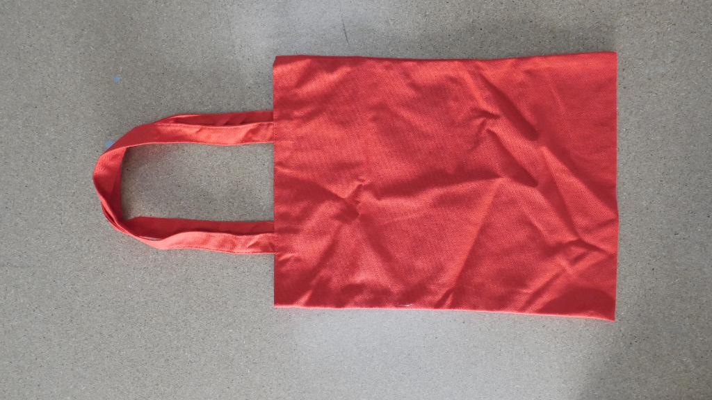Stoffentas, Sieraden, Tassen en Uiterlijk, Tassen | Schoudertassen, Ophalen of Verzenden, Zo goed als nieuw, Rood, Overige merken