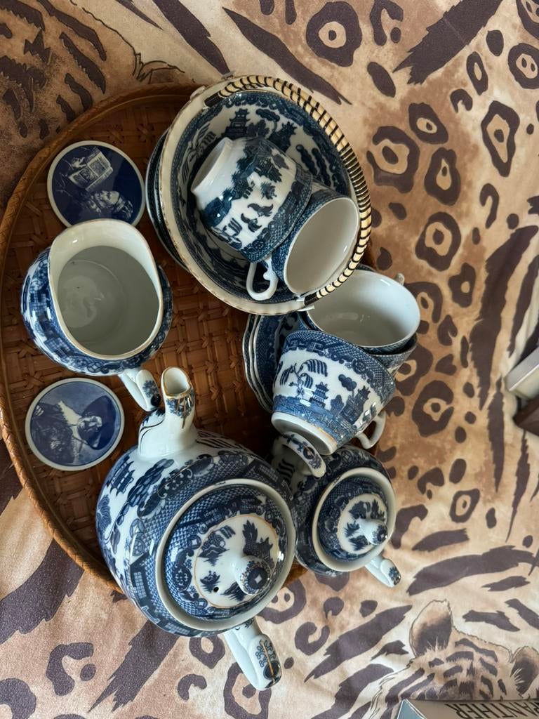Koffieserviesje, Ophalen, Zo goed als nieuw, Glas, Overige stijlen