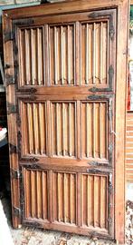 Prachtige antieke deur met kozijn, Doe-het-zelf en Verbouw, Ophalen of Verzenden, Binnendeur