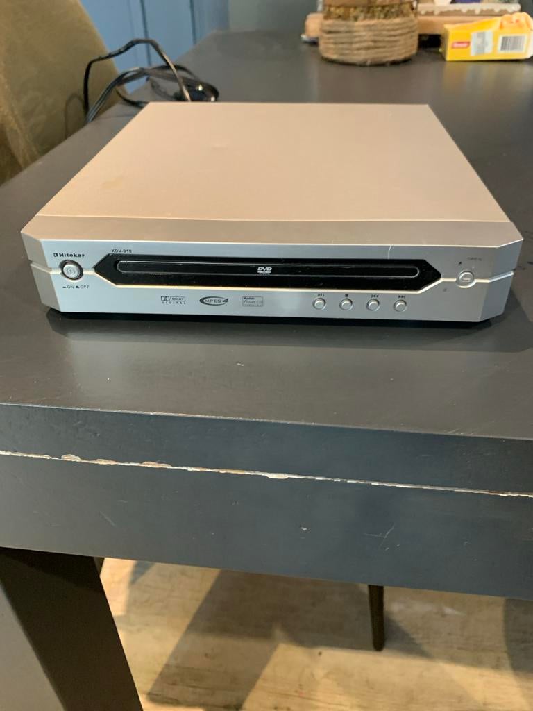 Hiteker DVD-speler XDV-918 - Werkt perfect, inclusief CD-fun, Ophalen of Verzenden, Gebruikt, Dvd-speler, Overige merken