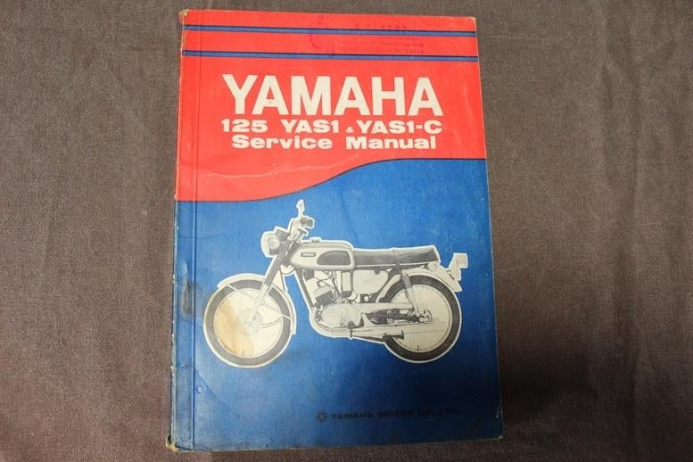 Yamaha YAS1 -C 125cc twin 1968 motorcycle service manual, Ophalen of Verzenden, Yamaha