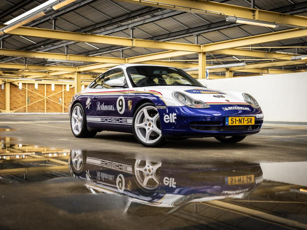 Porsche 911 [996] 3.4 Carrera 4 Coupé Rothmans l Schuifdak, Zwart, 4 stoelen, Vierwielaandrijving, Stoelverwarming