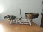 Weegschaal met 7 gewichten, Antiek en Kunst, Ophalen of Verzenden