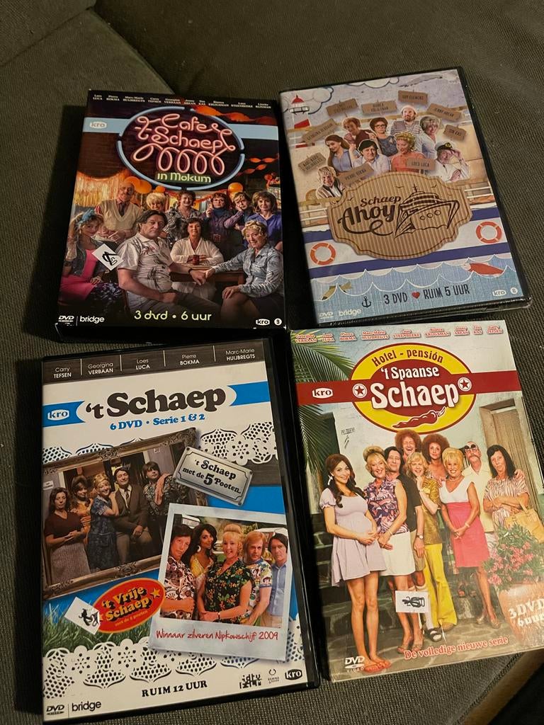 Complete collectie 't Schaep: 4 DVD boxsets, Cd's en Dvd's, Alle leeftijden, Boxset, Ophalen of Verzenden, Zo goed als nieuw