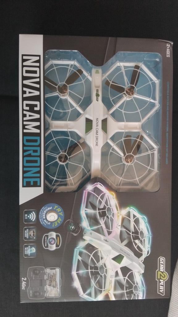 NOVA CAM DRONE - Gear2Play - Voor zomerplezier en pranks!, Audio, Tv en Foto, Drones, Verlichting, Basiskwaliteit, Overige merken