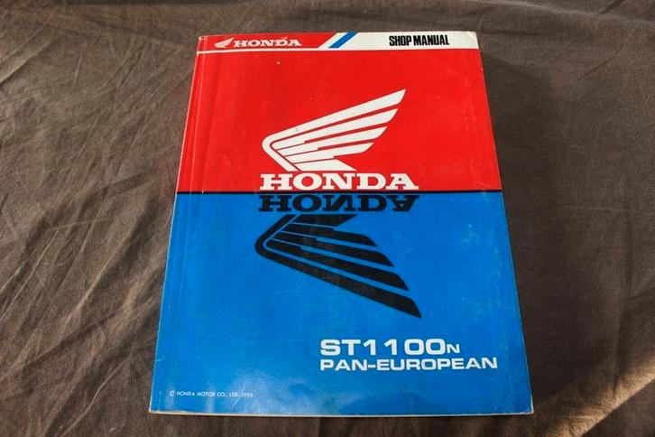 Honda ST1100 N Pan European 1992 motorcycle shop manual, Motoren, Handleidingen en Instructieboekjes, Honda, Ophalen of Verzenden