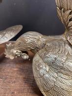 Groot stel kemphanen - Prachtige decoratieve beelden, Ophalen of Verzenden, Gebruikt, Dier